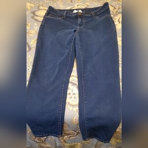 Workshop Republic Clothing Dark Blue Straight Leg Jeans